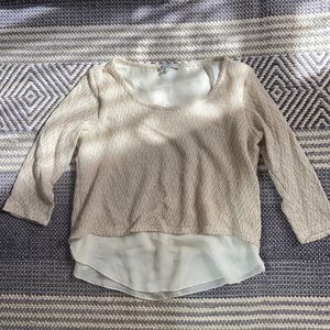 Charlotte Russe Cropped Sweater/Blouse